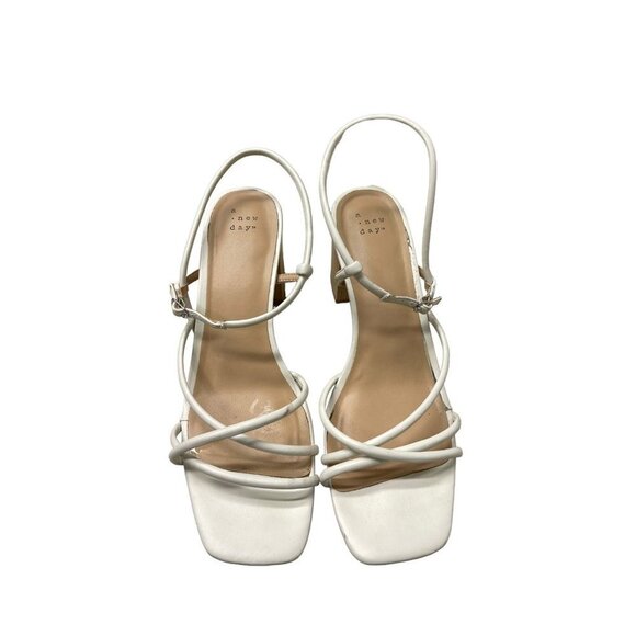Target A New Day Strappy Sandals Square Toe Chunky Heels  Women’s Size 11 - Picture 3 of 5